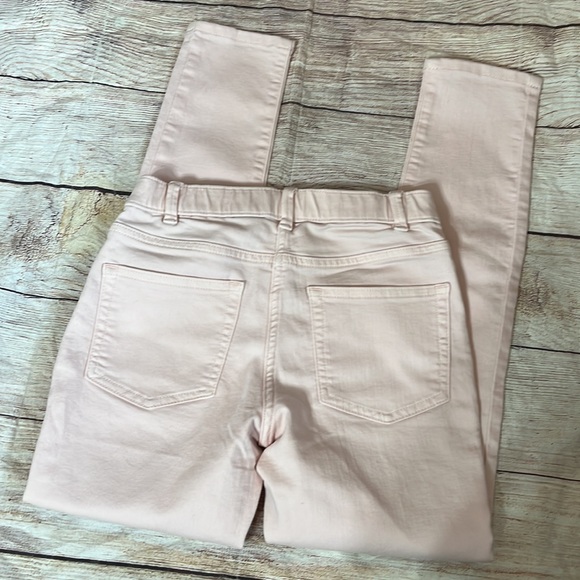 Crewcuts | J Crew girls size 12 light pink jeans like new skinny Jean - Picture 5 of 6